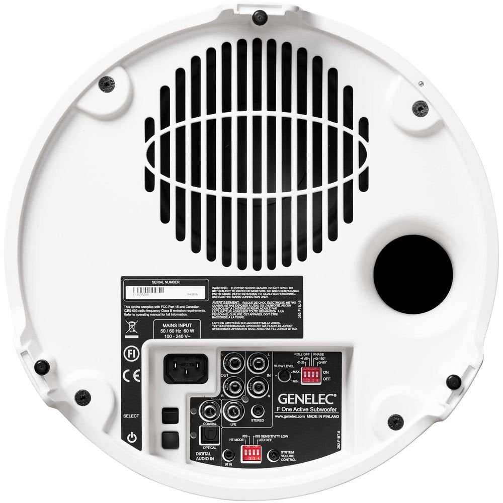 F One Active Subwoofer White - F1BWM