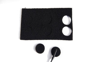 Bonnette Lavalier Undercover noire - Paquet de 30 utilisations 065101