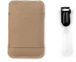 Belt Puffy Pouch (Large, Beige)