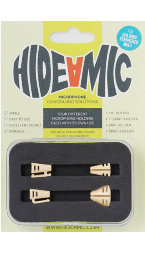 Holders for DPA 6060/6061 and Sennheiser MKE1 (4-Set, Beige)