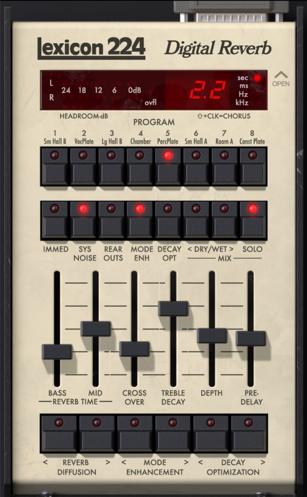 Buy UNIVERSAL AUDIO UAD Lexicon 224 Digital Reverb - Plug-ins (Native ...