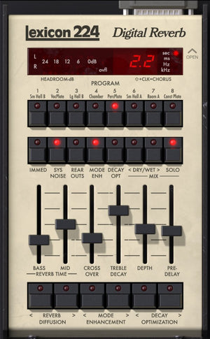 UAD Lexicon 224 Digital Reverb
