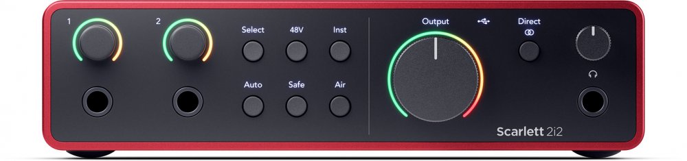 Buy FOCUSRITE Scarlett 2i2 4th Gen - USB | Canada Authorized