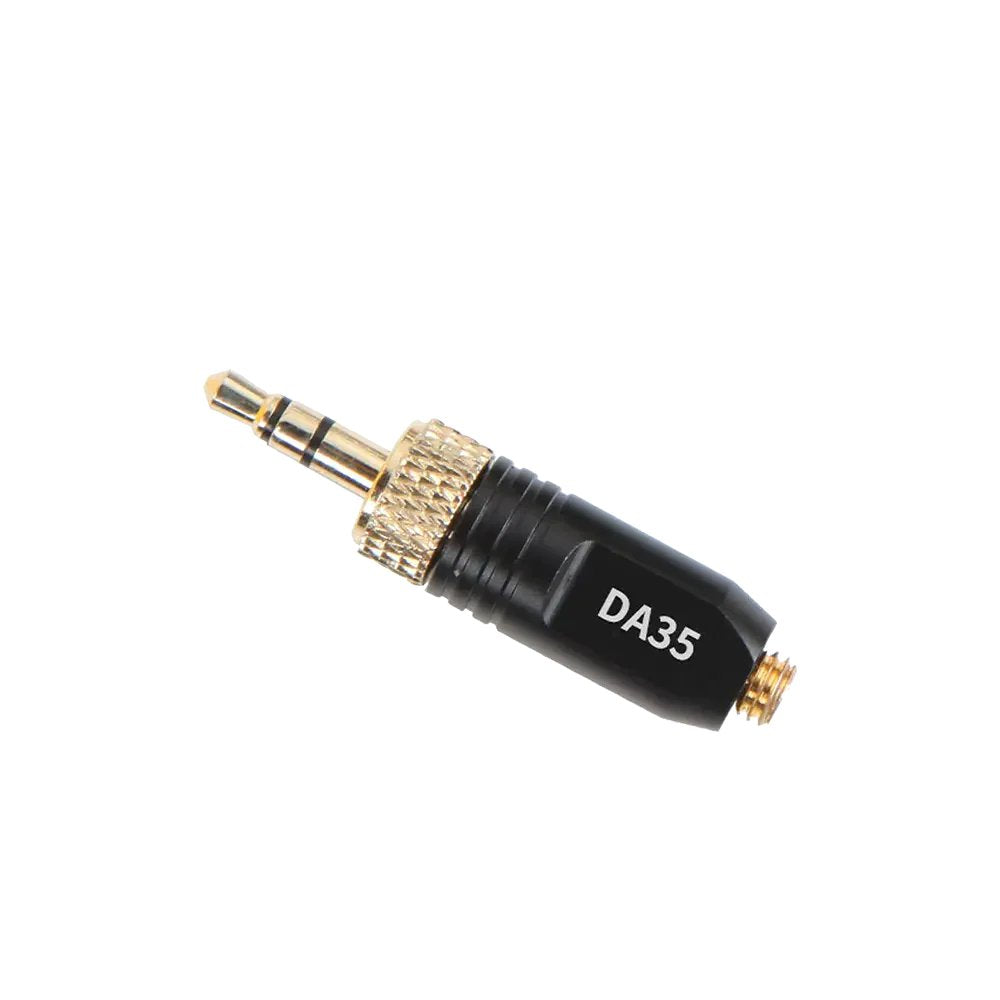 DA35 - MicroDot to Standard Locking 3.5mm Adapter (Black)