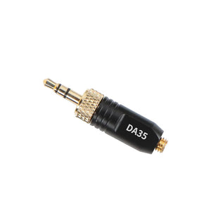 DA35 - MicroDot to Standard Locking 3.5mm Adapter (Black)