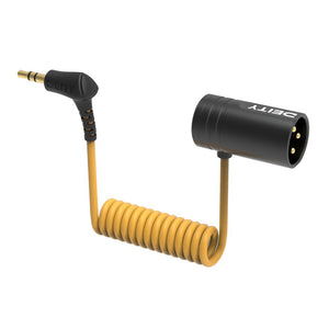 V-Link - 48v to 3V 12" Coiled TRS Cable to XLR Adapter