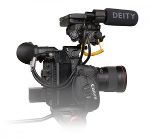 V-Link - 48v to 3V 12" Coiled TRS Cable to XLR Adapter
