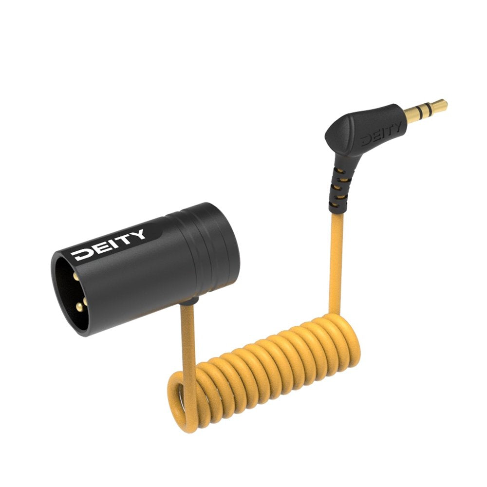 V-Link - 48v to 3V 12" Coiled TRS Cable to XLR Adapter