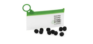 Mousse pour microphones cravates - Petit, paquet de 10 (noir)