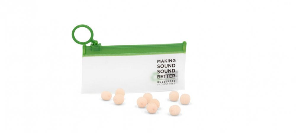 Mousse pour microphones cravates - Petit, paquet de 10 (beige)