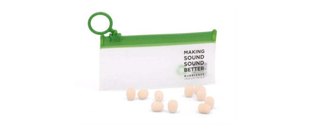 Mousse pour microphones cravates - XS, paquet de 10 (beige)
