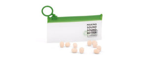 Mousse pour microphones cravates - XS, paquet de 10 (beige)
