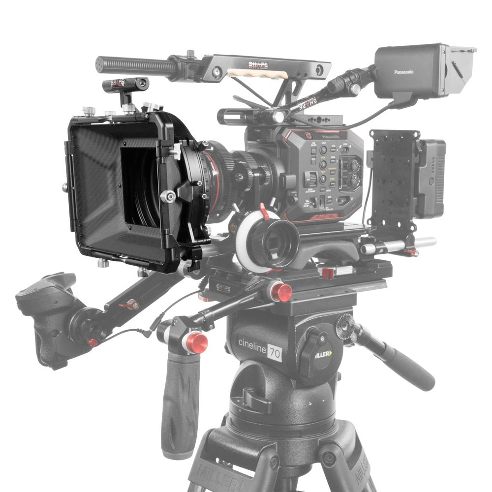 SHAPE 4 x 5.6 carbon fiber swing-away matte box 15 mm LW and 19 mm Studio rod mount