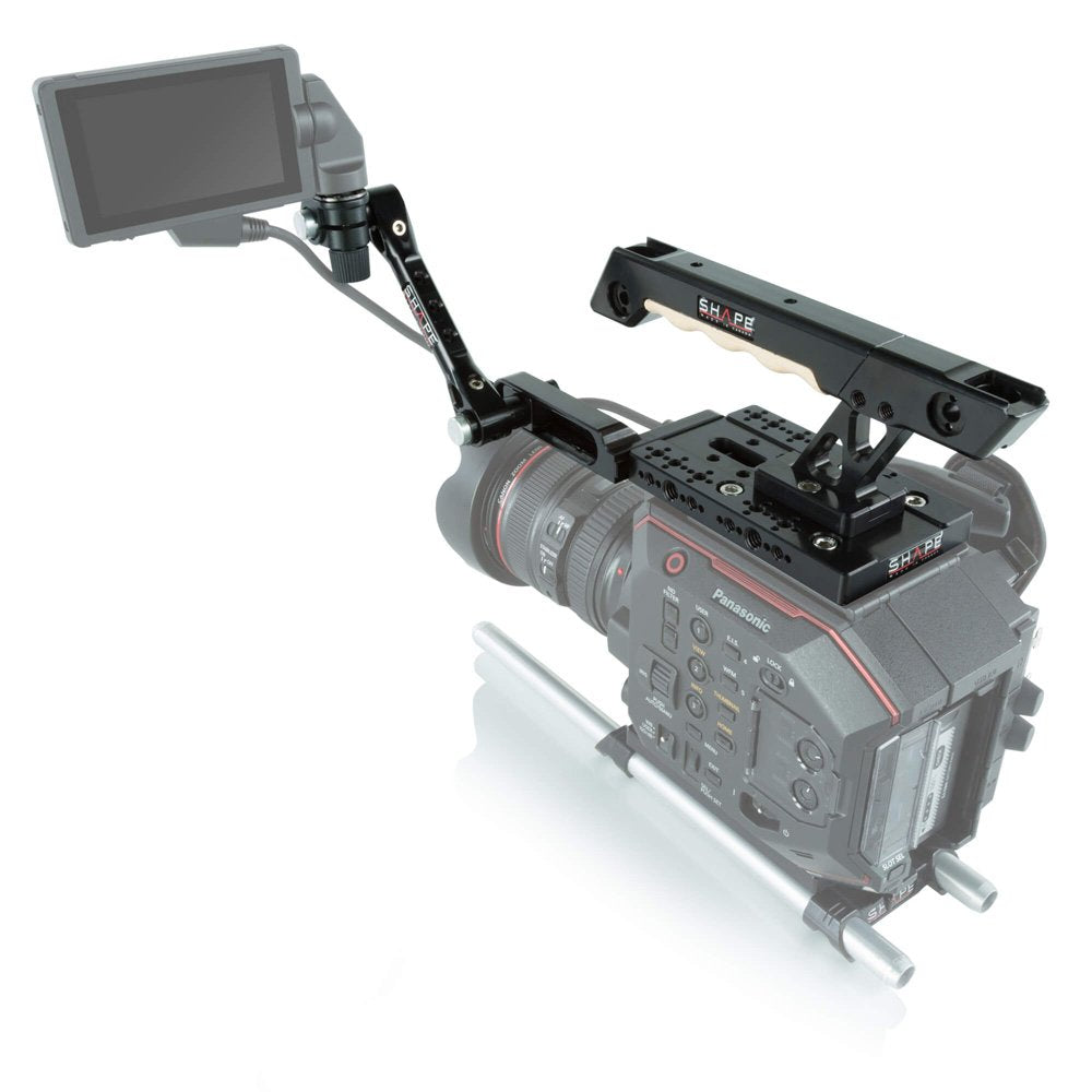 Panasonic Au-EVA1 Baseplate with 15mm LW Handle EVF mount