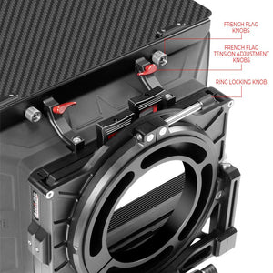 Universal VCT baseplate (BP10) with follow focus and matte box pro kit