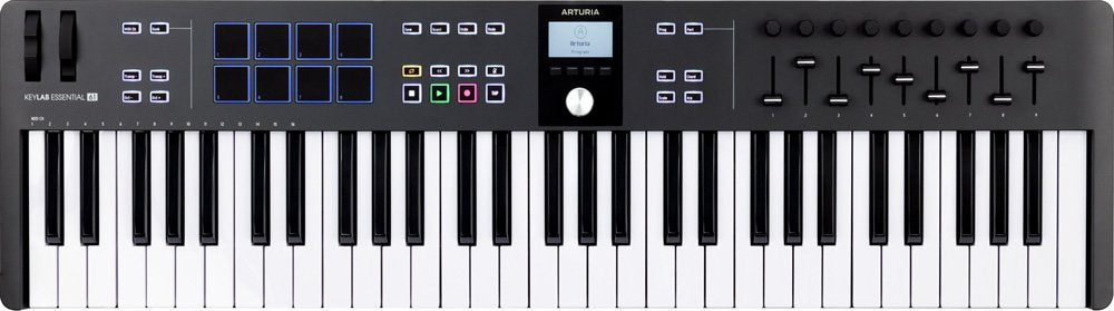 DTM・DAW Arturia KeyLab Essential 61 mk3 Black Arturia Keylab Essential 61 MK3 Universal MIDI Controller