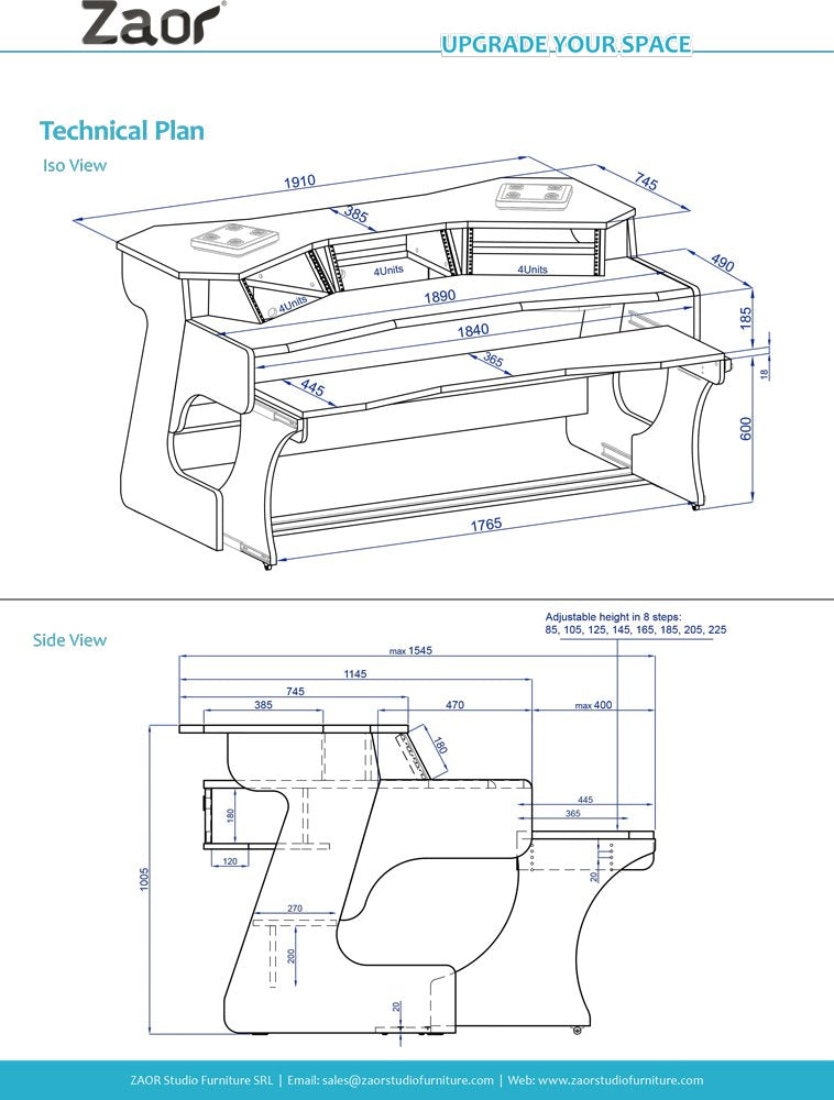 Miza X2 FLEX - Black Oak – Studio Economik