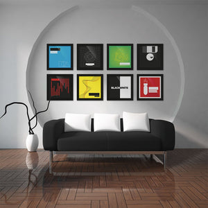 Vinyl Frame Set 12" - Black