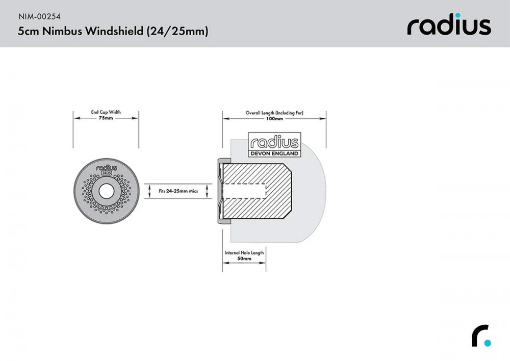 Nimbus Windshield Standard Pile 5cm (24/25)