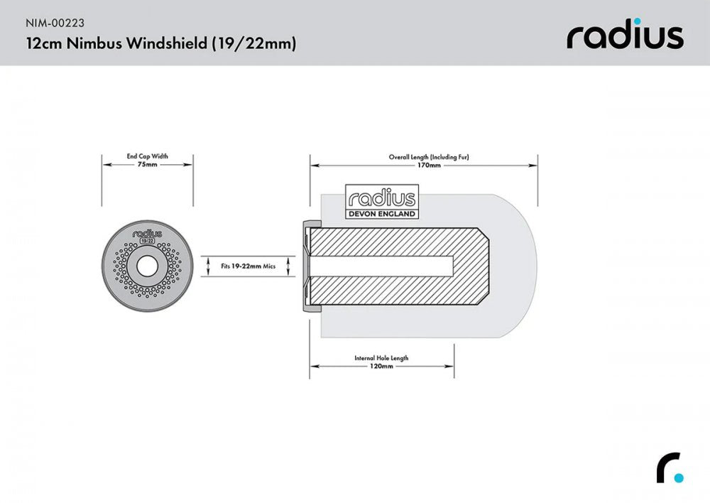 Nimbus Windshield Standard Pile 12cm (19/22)