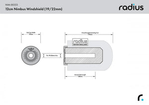 Nimbus Windshield Standard Pile 12cm (19/22)