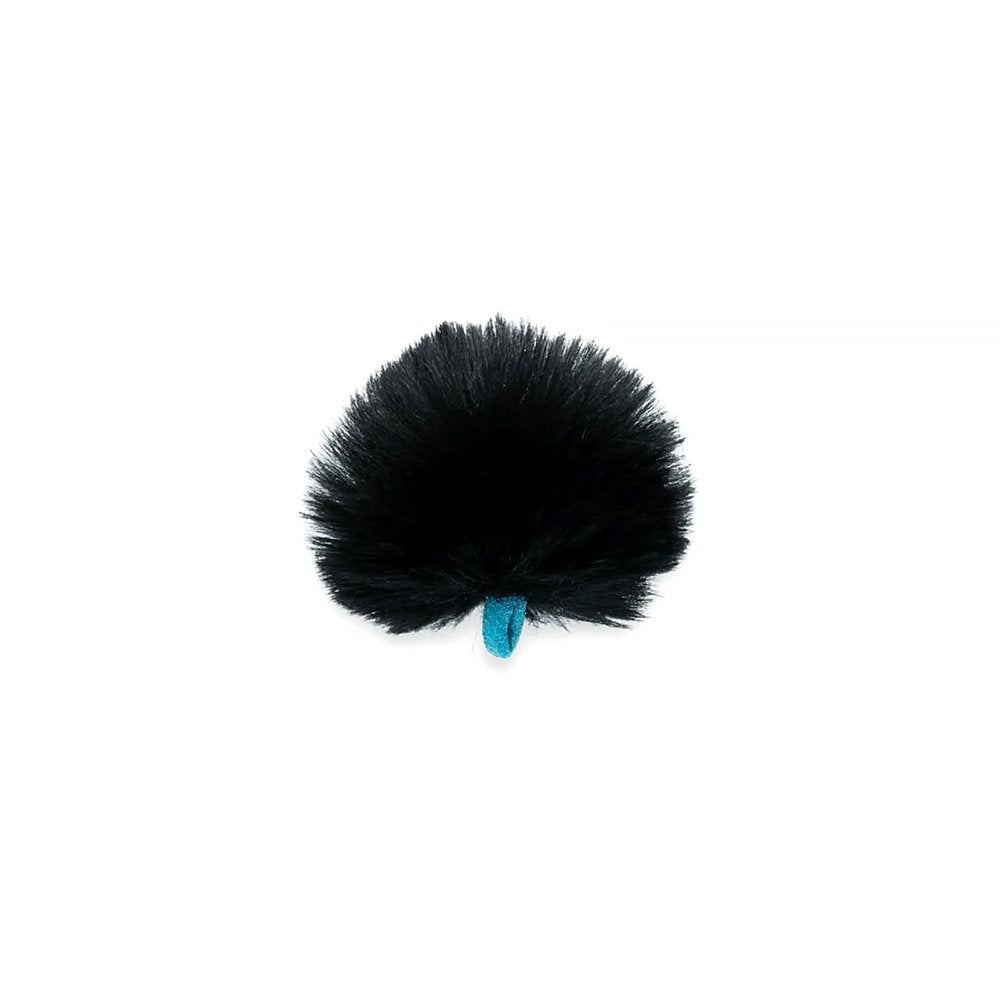 Large Hole Urchin Lavalier Fur Windshield Single Black