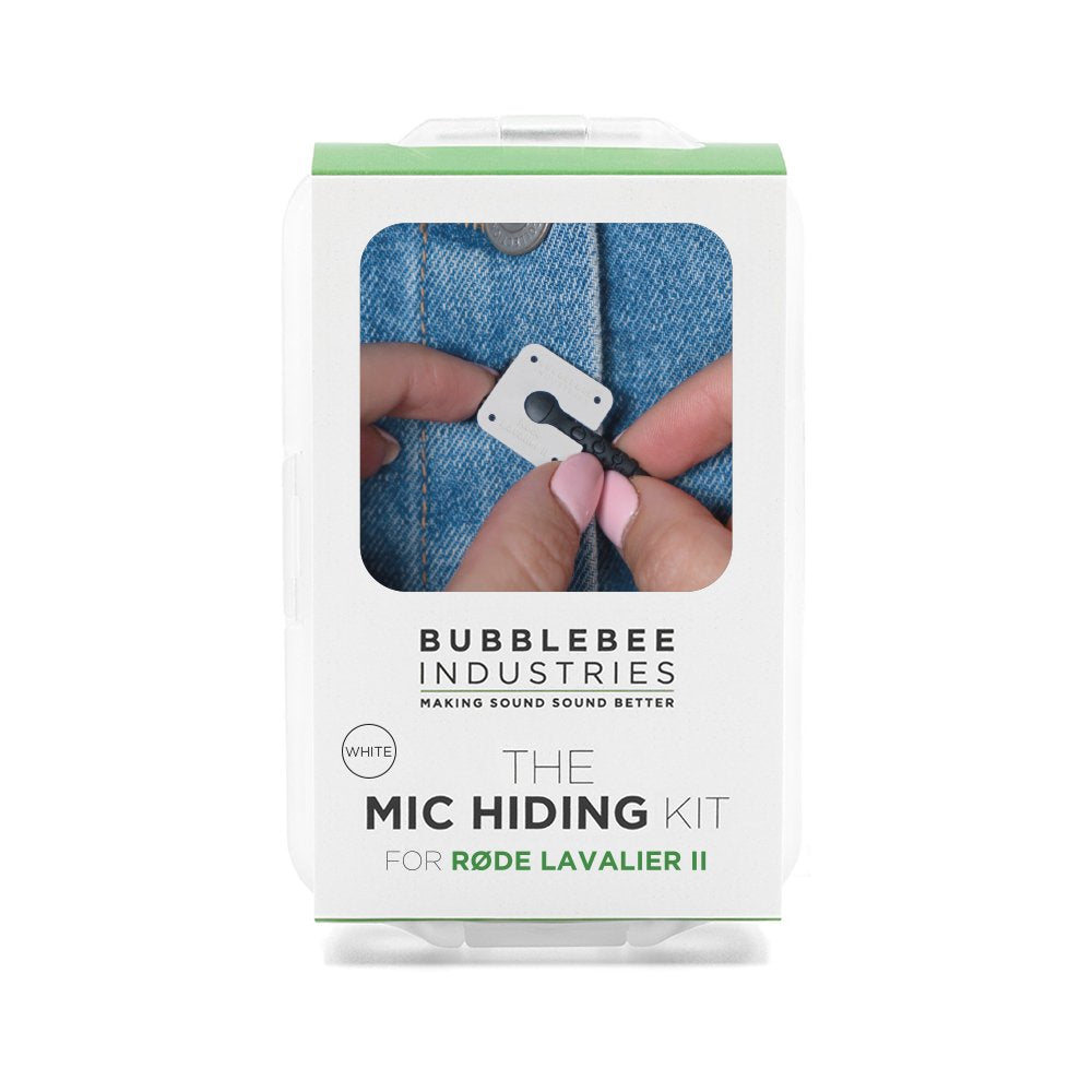 Le kit de cache micro pour RØDE Lavalier II, blanc