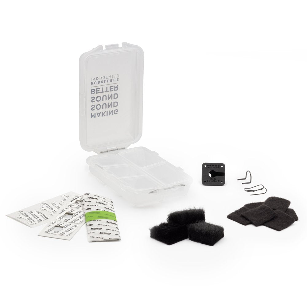 Kit de cache-micro pour RØDE Lavalier II, noir