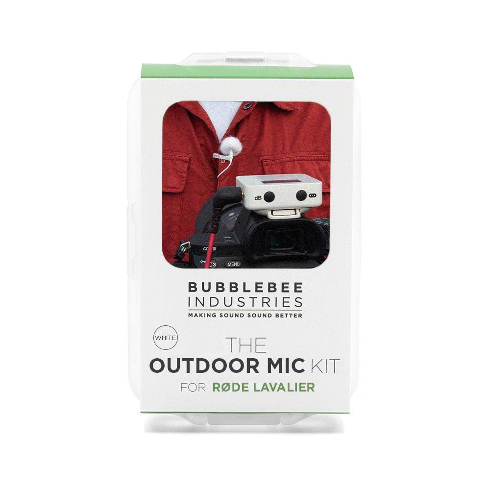 Kit micro d'extérieur pour RØDE Lavalier II, blanc