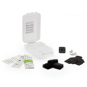 Kit de cache-micro pour Deity W.Lav Pro, noir
