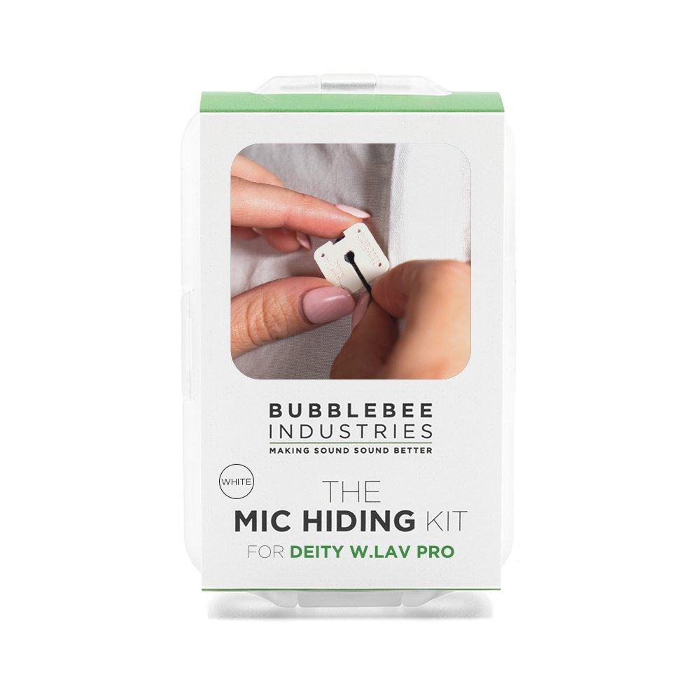 Kit de cache-micro pour Deity W.Lav Pro, blanc