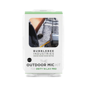 The Outdoor Mic Kit for Deity W.Lav Pro, Black