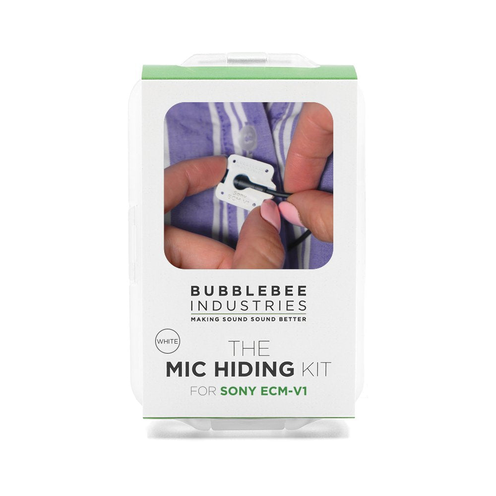 Kit de cache-micro pour Sony ECM-V1, blanc