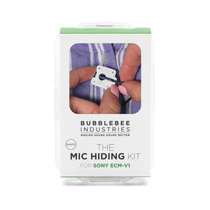 Kit de cache-micro pour Sony ECM-V1, blanc