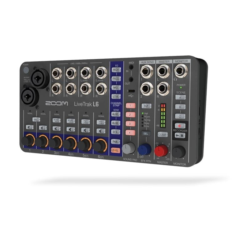 Buy ZOOM LiveTrak L-6 - Digital mixers | Canada Authorized dealer