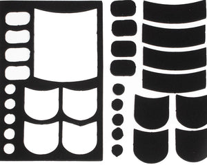 Hide-a-mic Silencer Set (2x3 sheets, Black)
