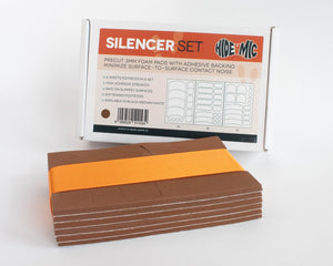 Hide-a-mic Silencer Set (2x3 sheets, Brown)