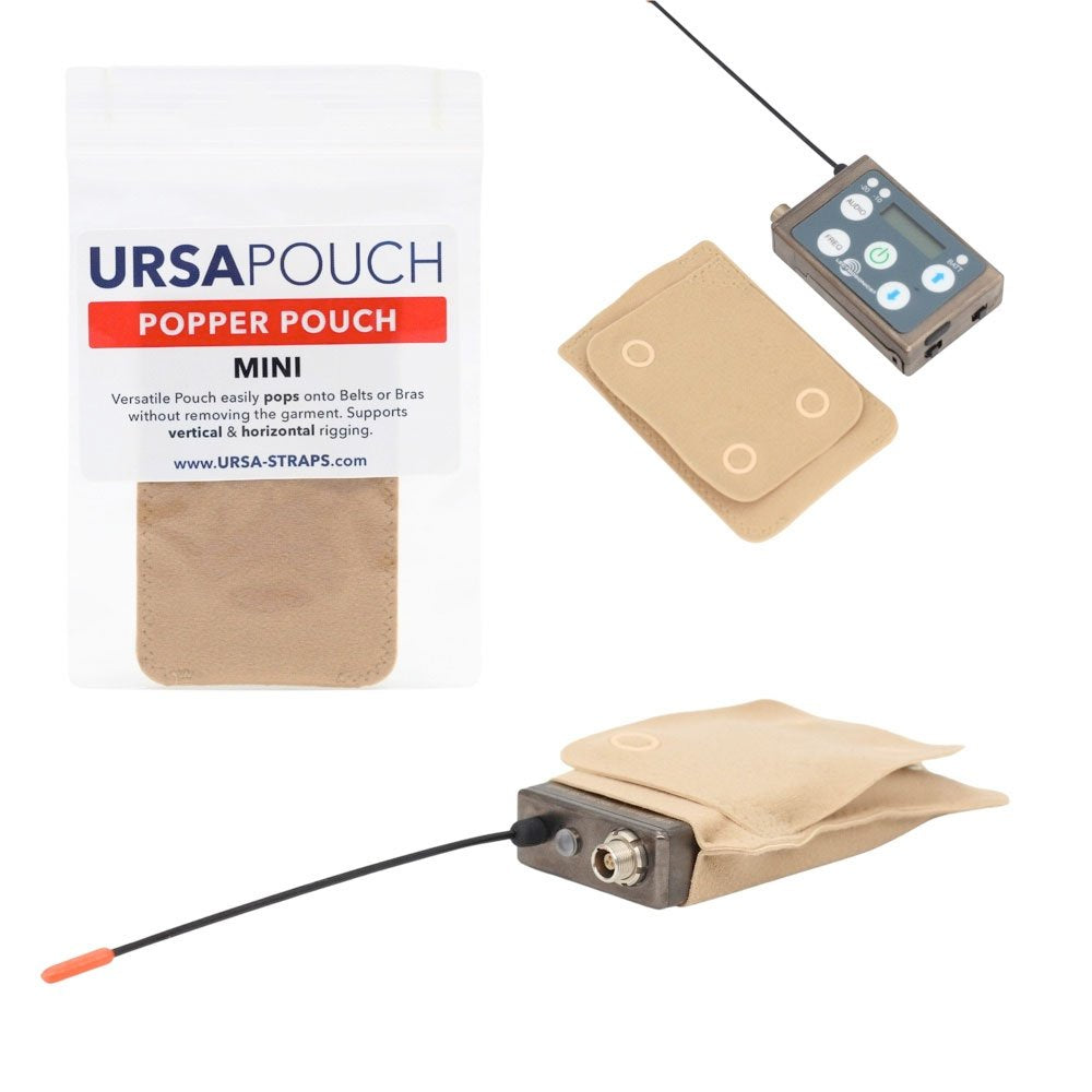 Pochette à pression - Mini (beige)