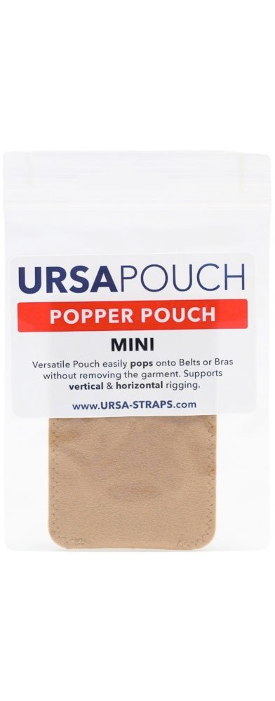 Pochette à pression - Mini (beige)