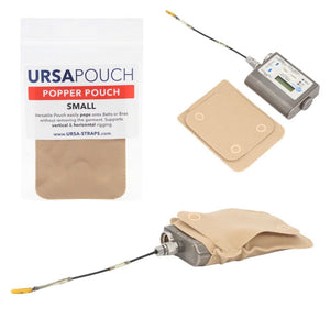 Popper Pouch - Small (Beige)