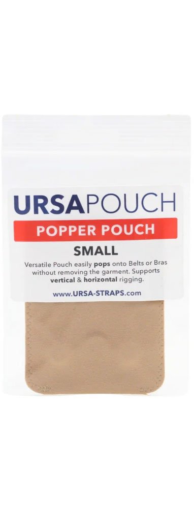 Popper Pouch - Small (Beige)