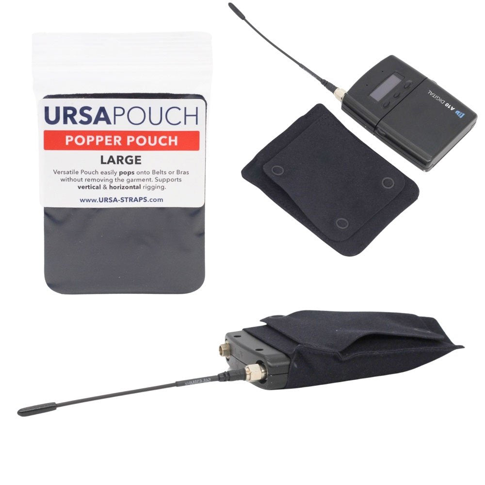 Popper Pouch - Large (Black)