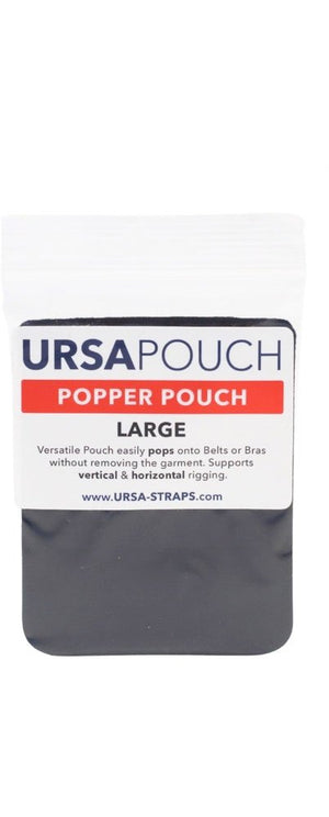 Popper Pouch - Large (Black)