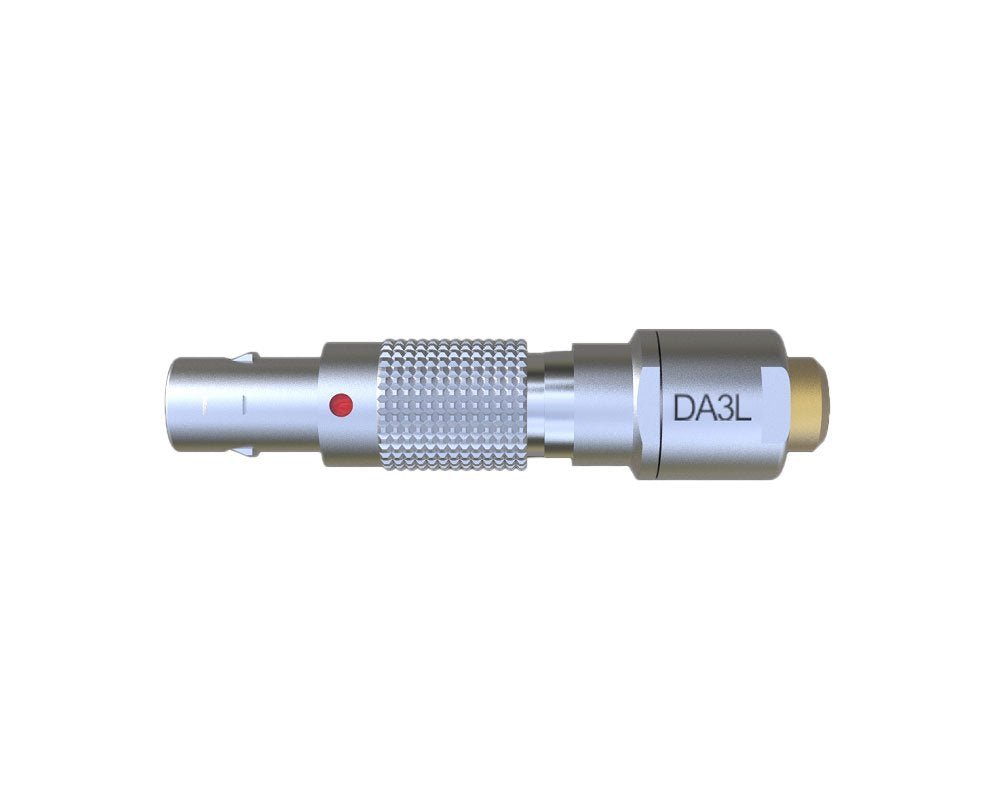 DA3L - Microdot to 3-Pin Lemo Adapter(Zaxcom, Sennheiser, Wisycom, Lectrosonics)