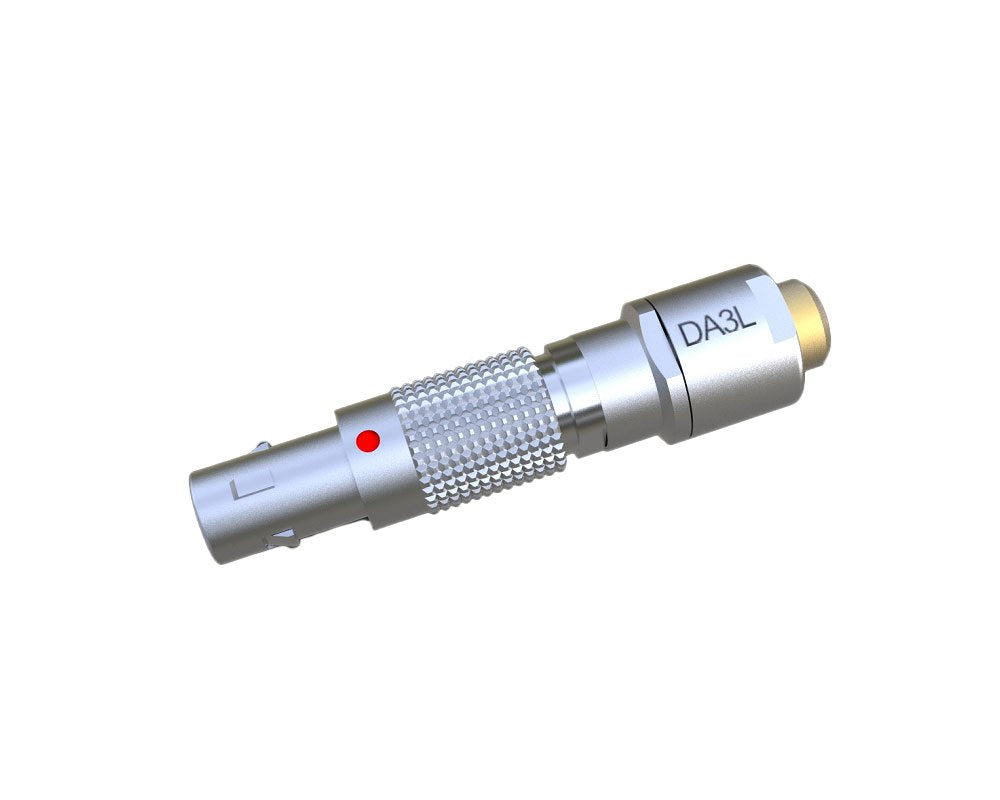 DA3L - Microdot to 3-Pin Lemo Adapter(Zaxcom, Sennheiser, Wisycom, Lectrosonics)