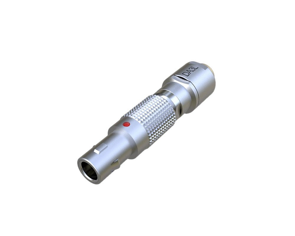 DA3L - Microdot to 3-Pin Lemo Adapter(Zaxcom, Sennheiser, Wisycom, Lectrosonics)