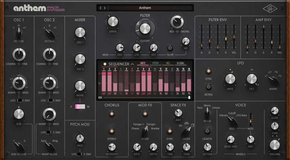 LUNA Anthem Analog Synthesizer