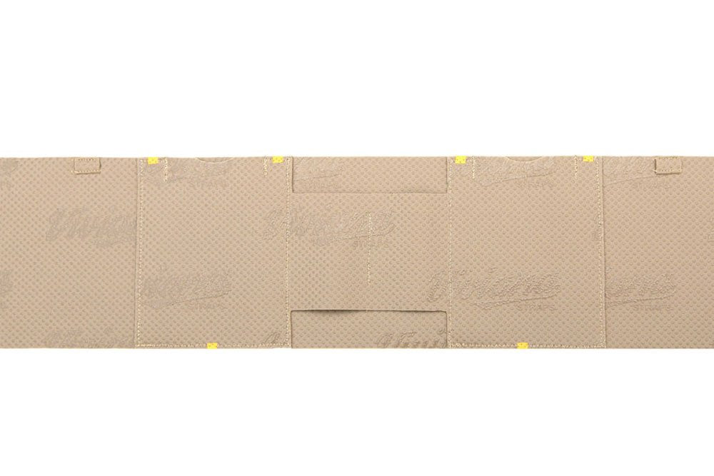 Sangle de poche double à profil bas et taille extrême (beige)
