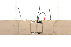 Sangle de poche double à profil bas et taille extrême (beige)