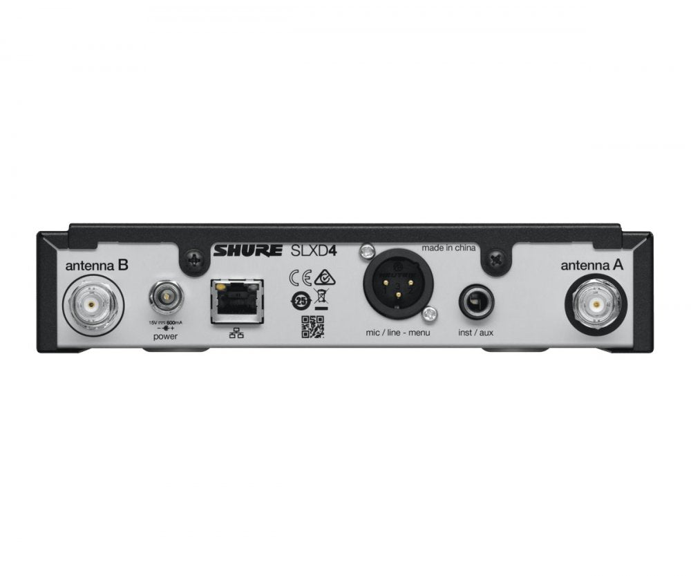 Buy SHURE SLXD4-G58 - Wireless Receivers | Canada Authorized
